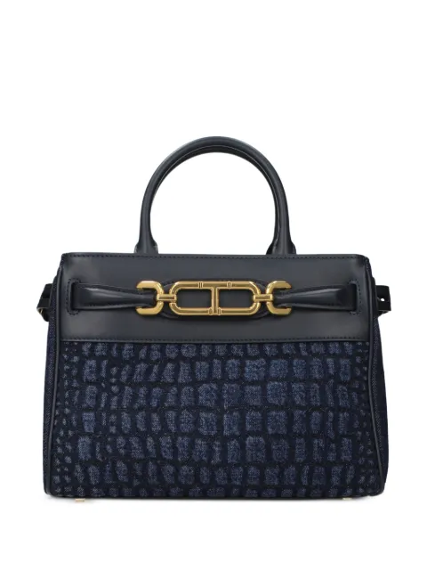 TOM FORD tote con efecto de piel de cocodrilo