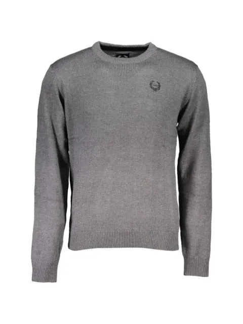 Gian Marco Venturi Vintage logo-detail elbow-patch sweater