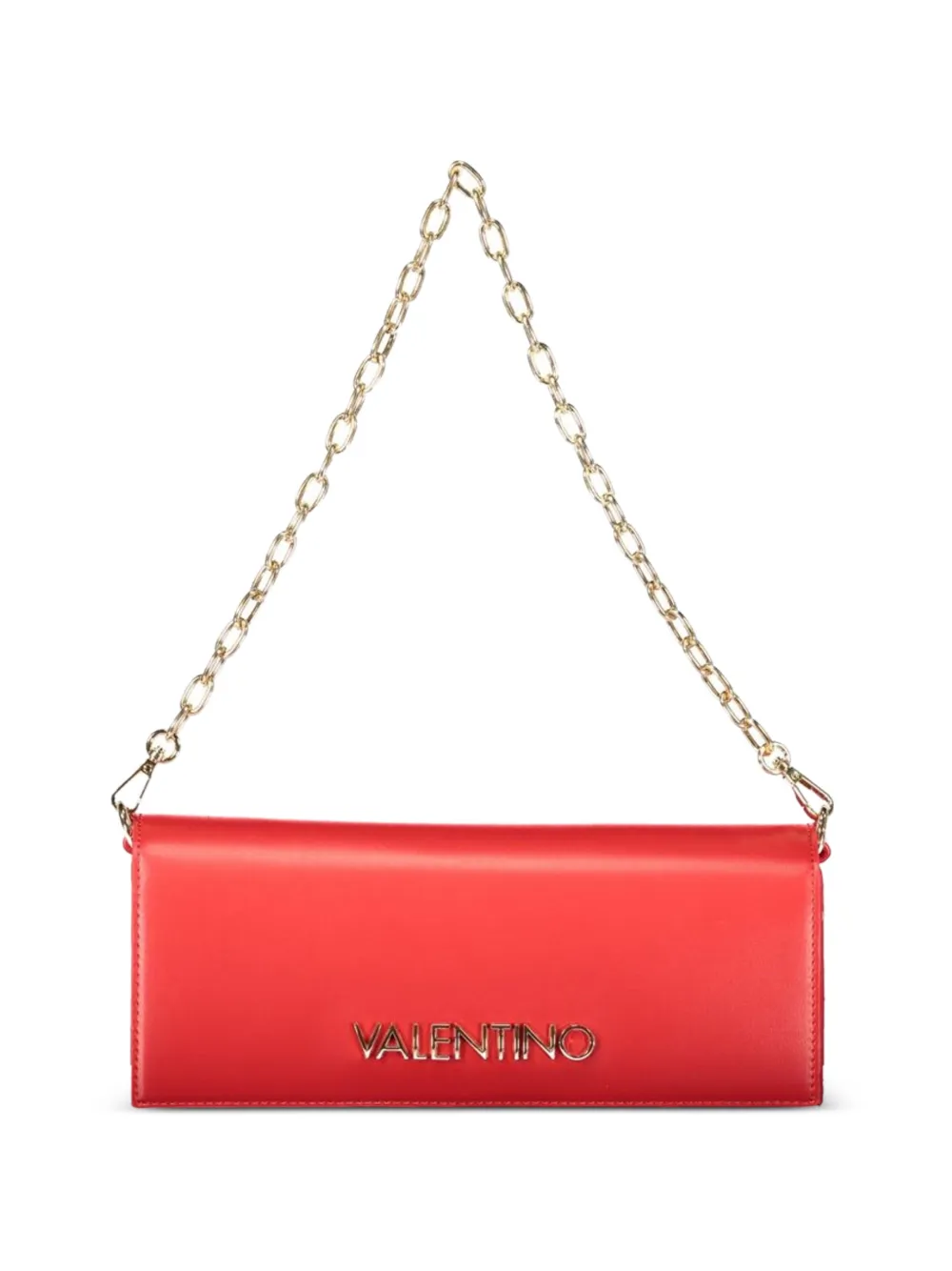 MARIO VALENTINO Divina logo-appliqué shoulder bag - Rosso