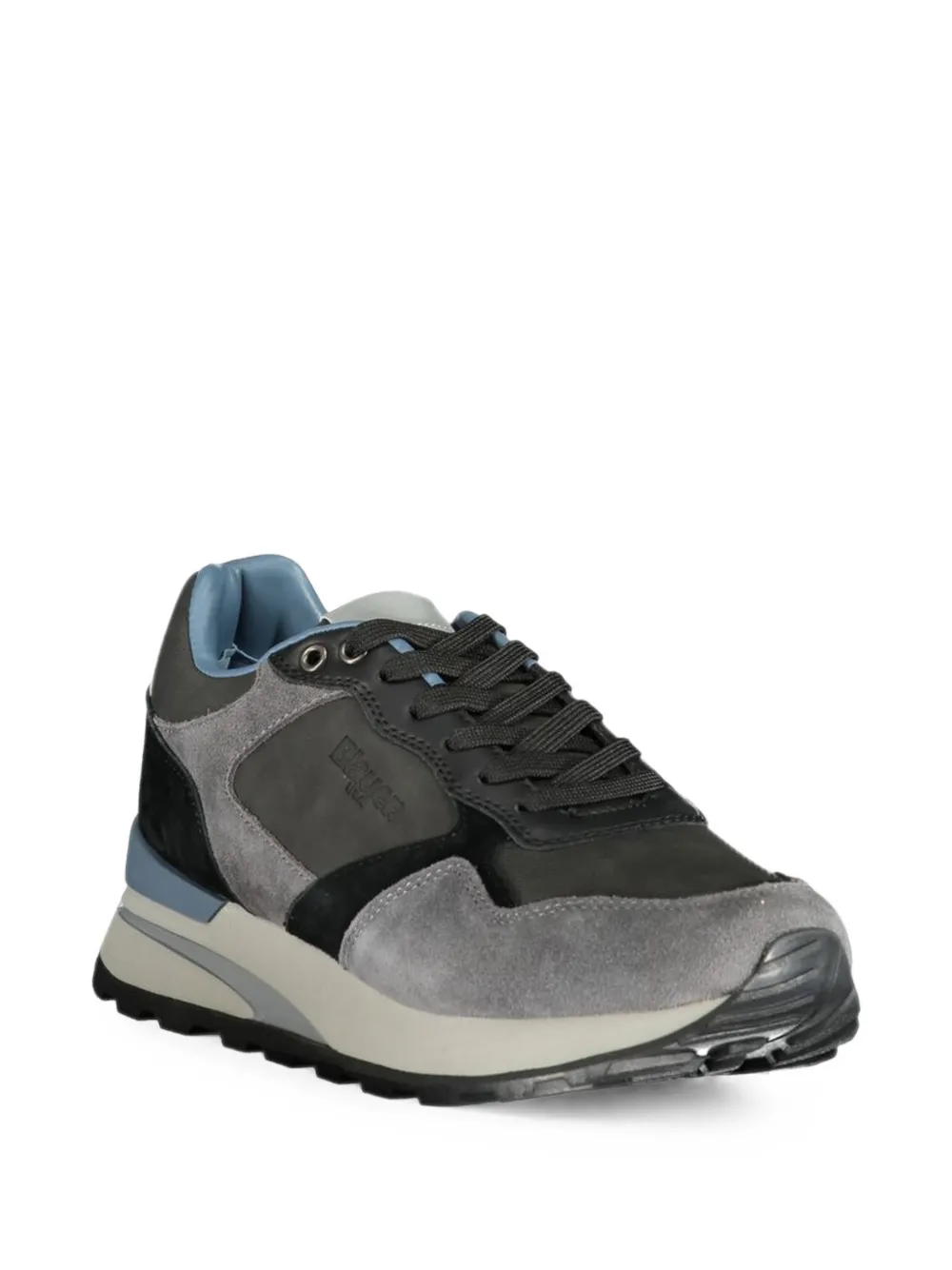 Blauer suede panelled sneakers Grijs