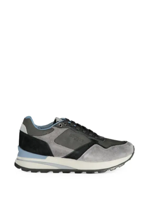 Blauer suede panelled sneakers