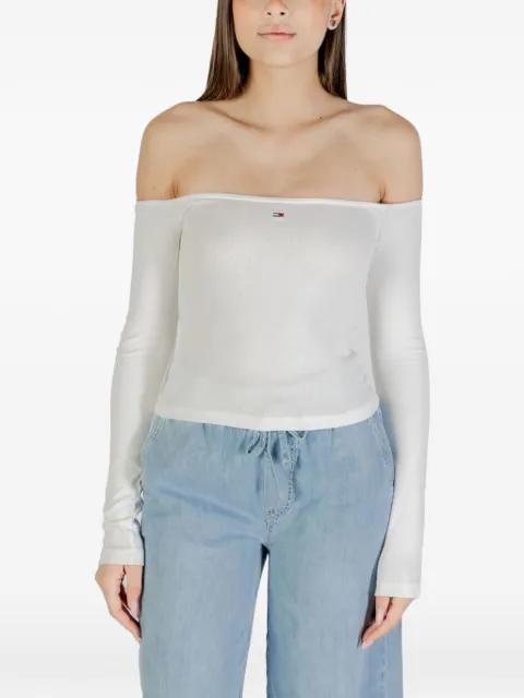Tommy Jeans off-the-shoulder long-sleeve T-shirt