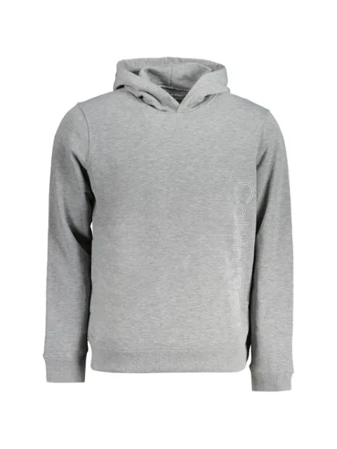 Calvin Klein logo-print fleece hoodie