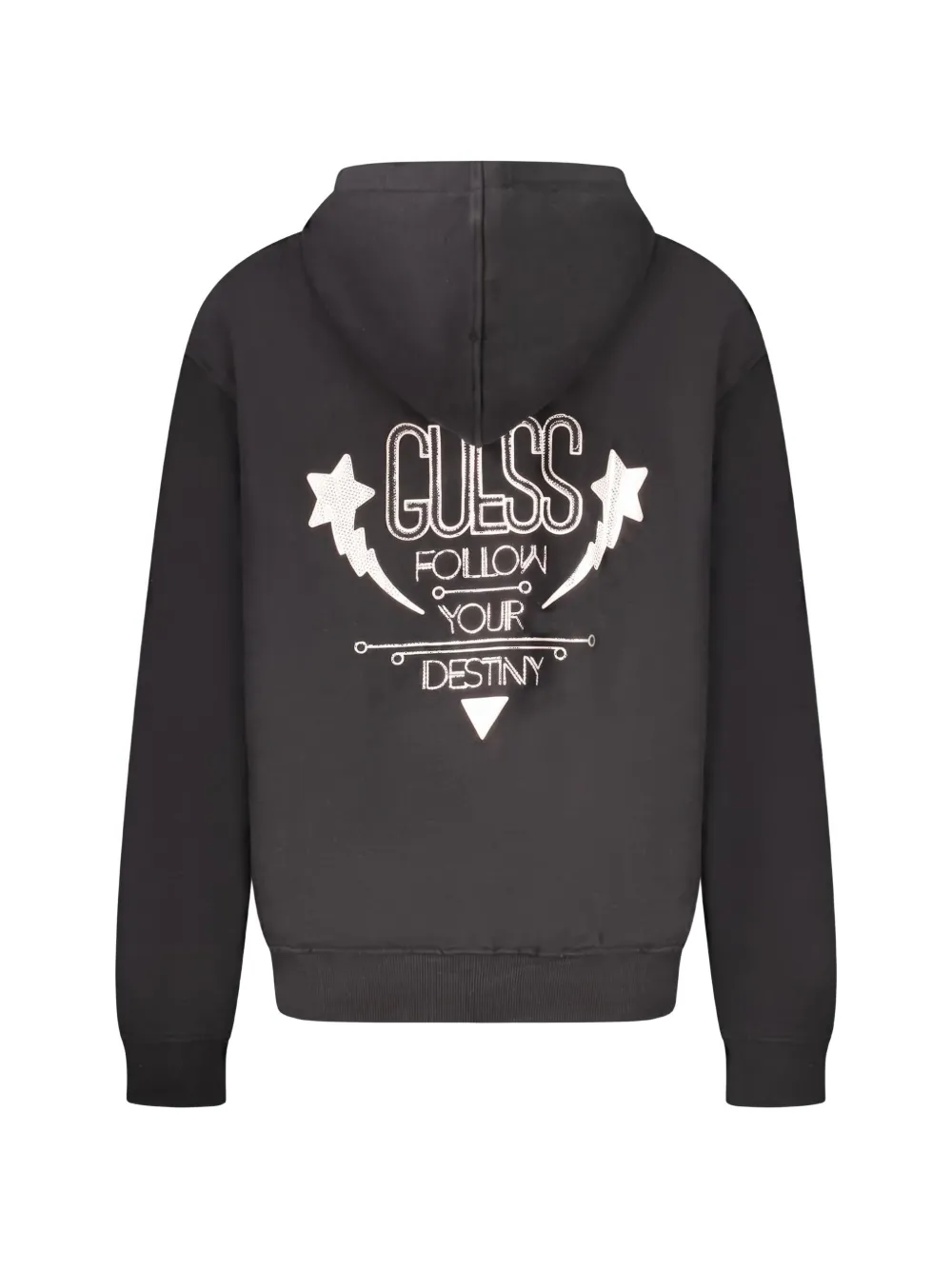 GUESS USA Hoodie met geborduurd logo Zwart
