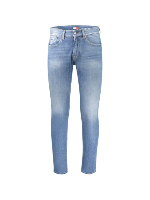 Tommy Hilfiger logo-patch skinny jeans