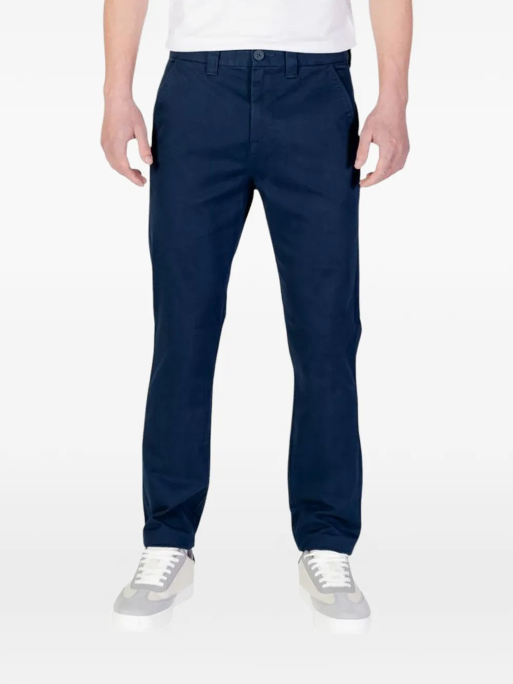 Tommy Jeans straight-fit chino trousers - Blu