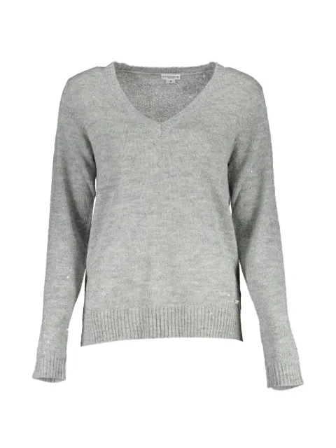 U.S. POLO ASSN. glitter V-neck sweater