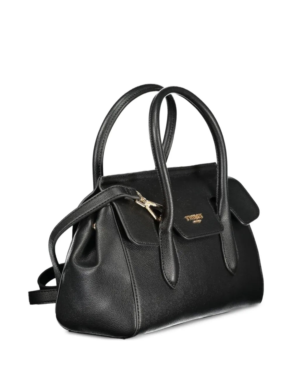 TWINSET Shopper met logo Zwart