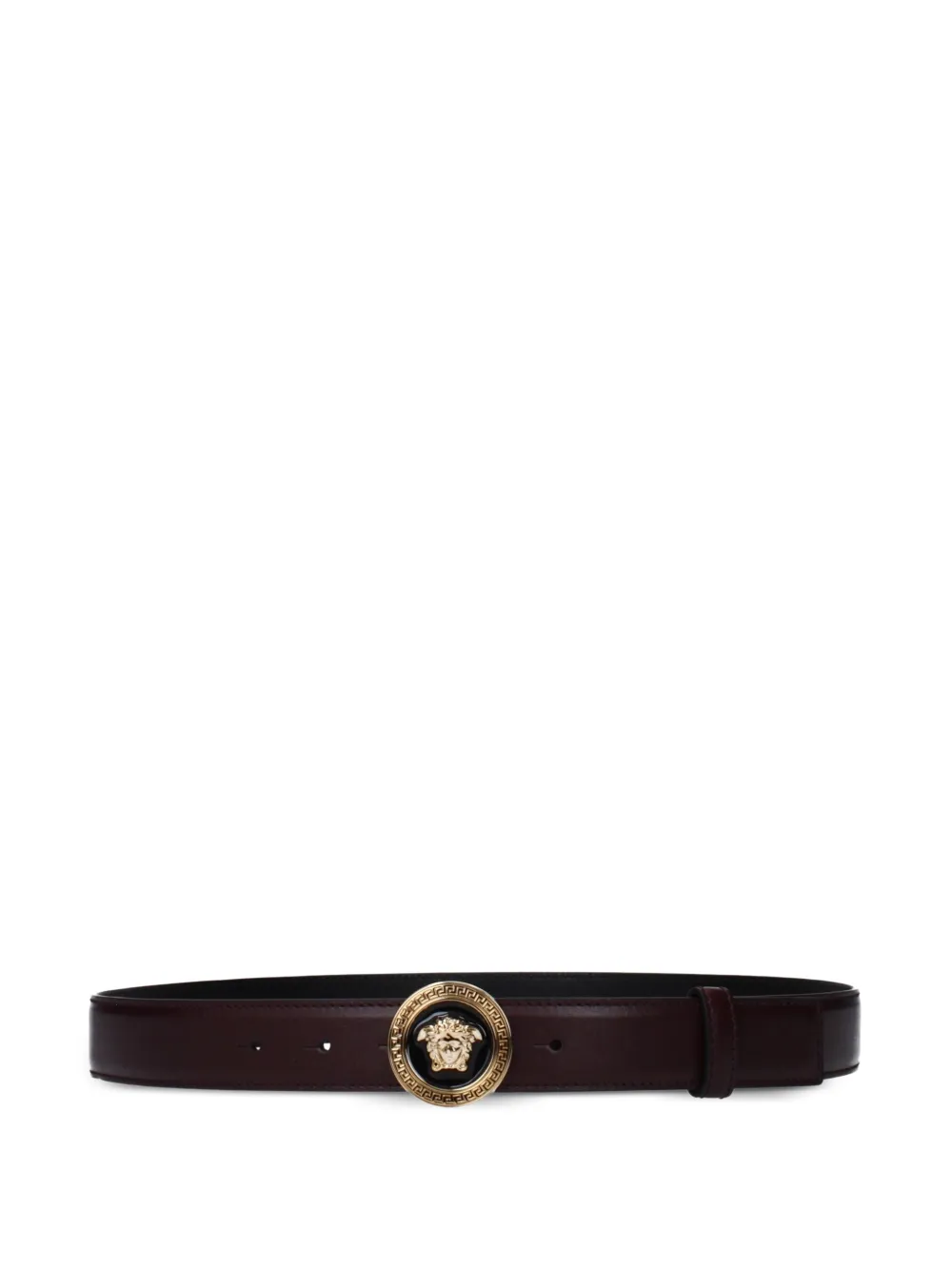 Versace Medusa Head leather belt - Marrone