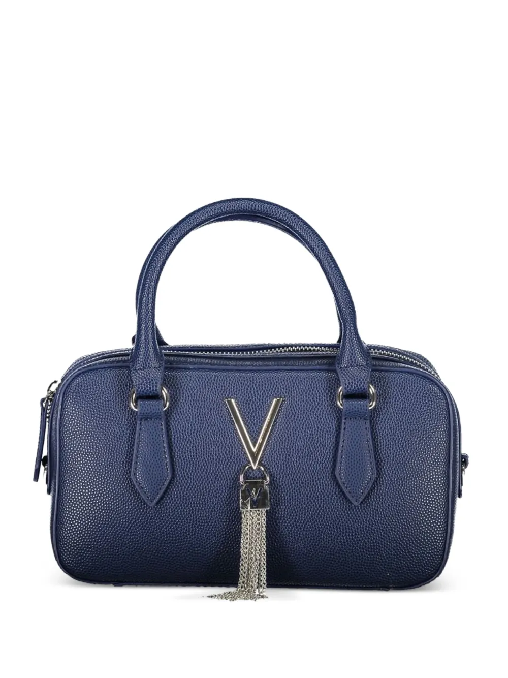 MARIO VALENTINO vlock pebbled tote bag