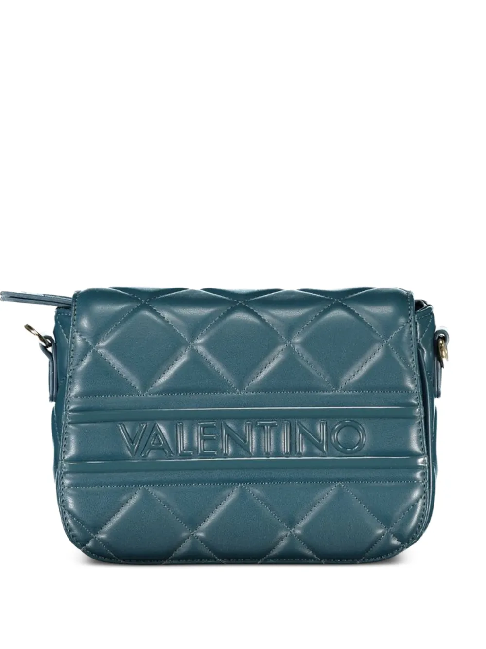MARIO VALENTINO quilted logo-embossed crossbody bag - Blu