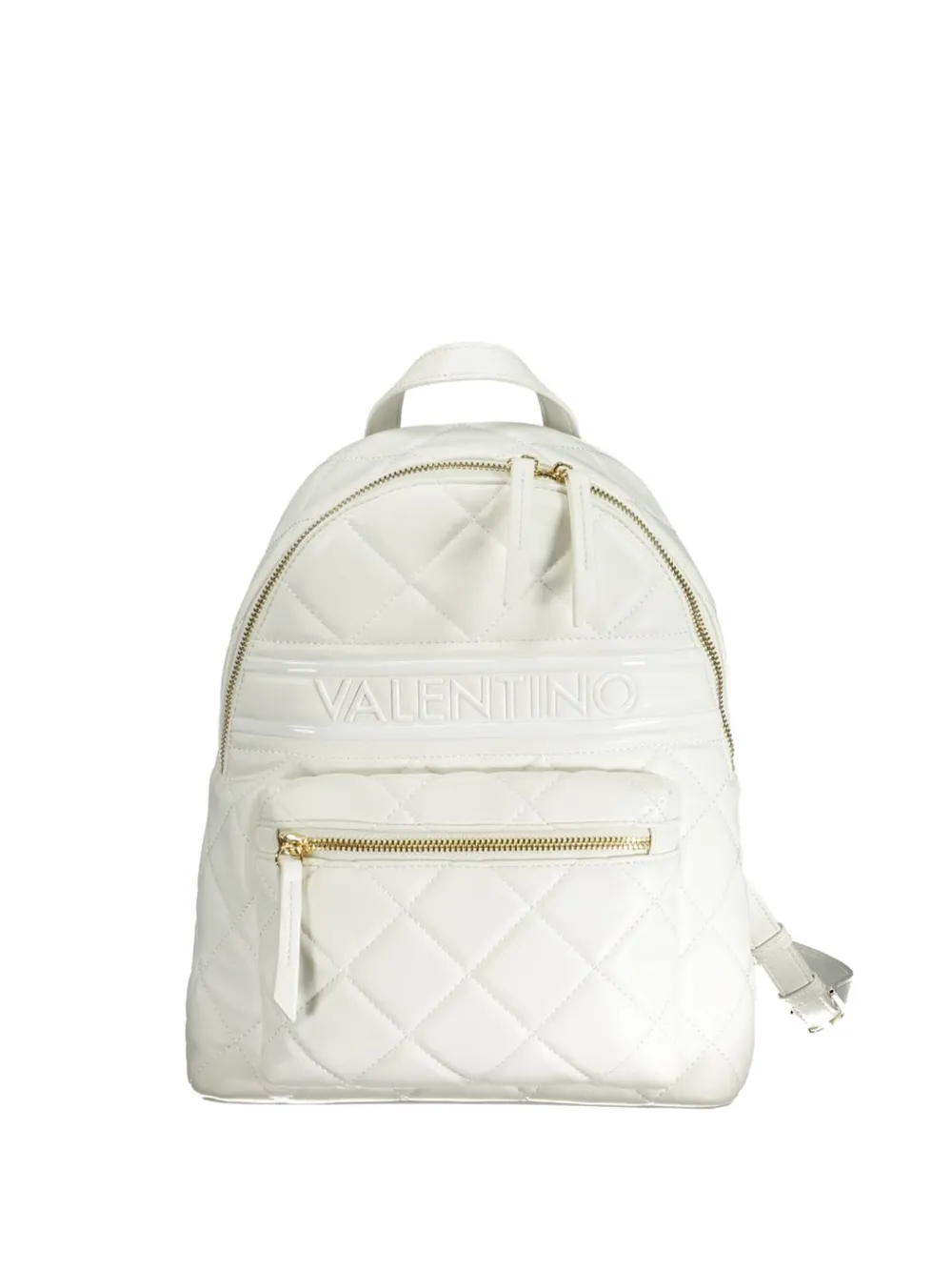 MARIO VALENTINO Ada quilted backpack - Bianco