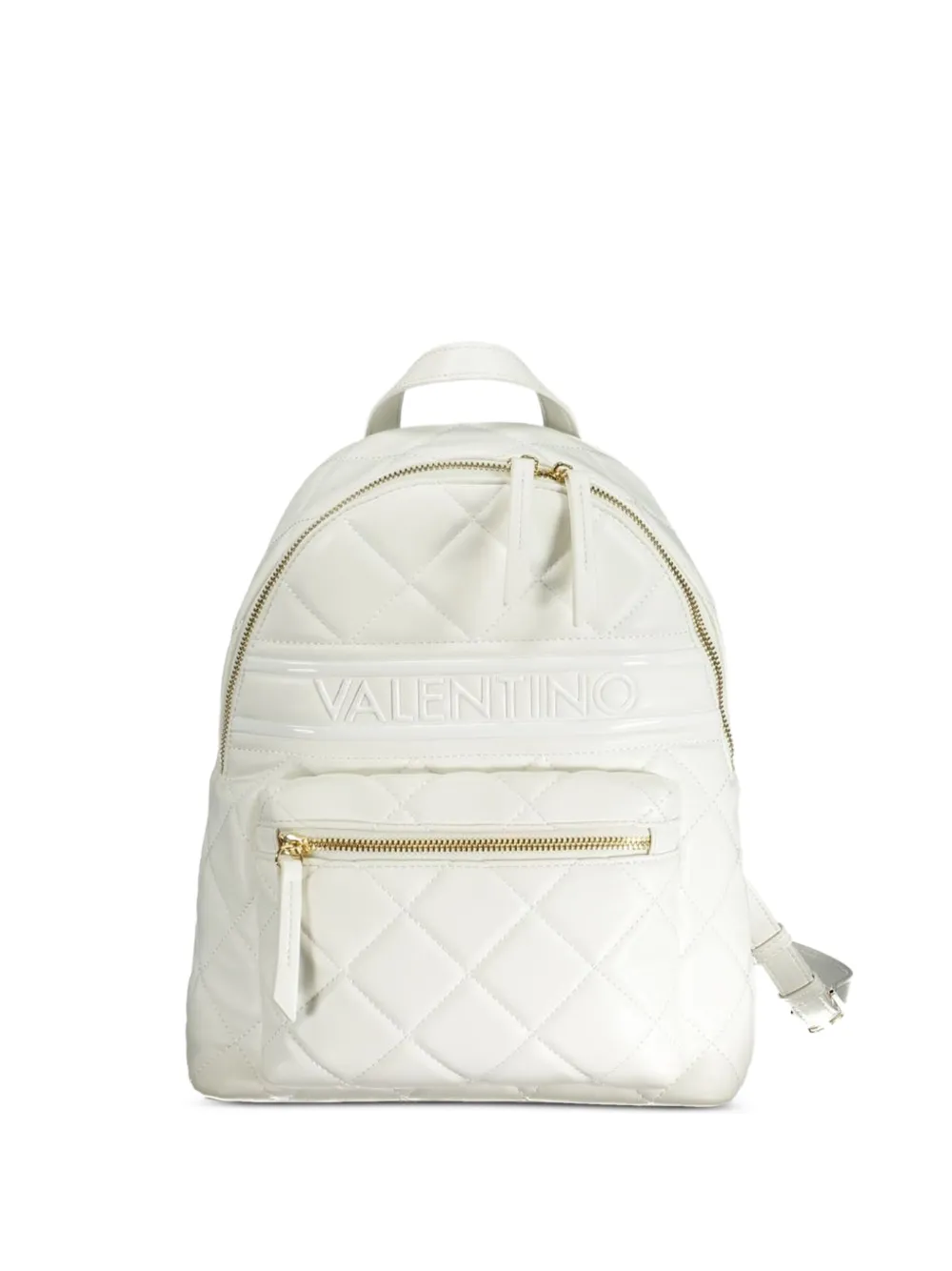 MARIO VALENTINO Ada quilted backpack - Bianco