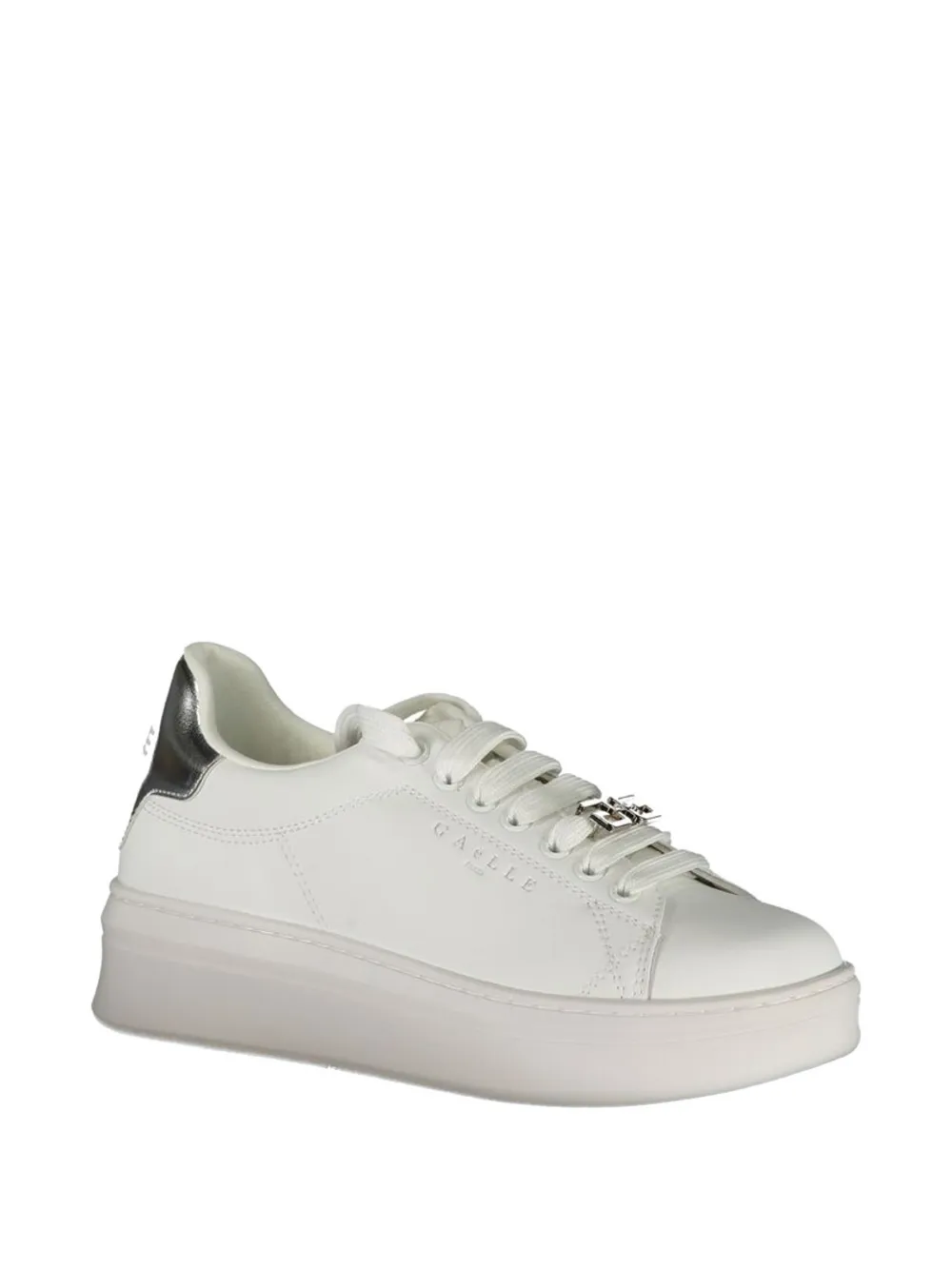 Gaëlle Paris Sneakers met logoplakkaat Wit