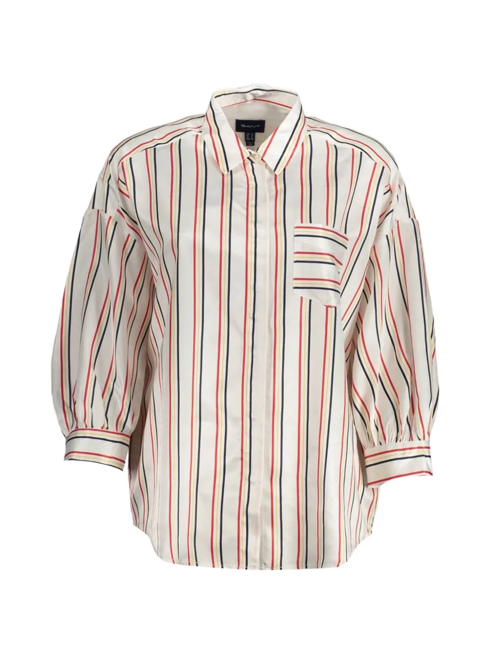 Gant striped button-down shirt - Bianco