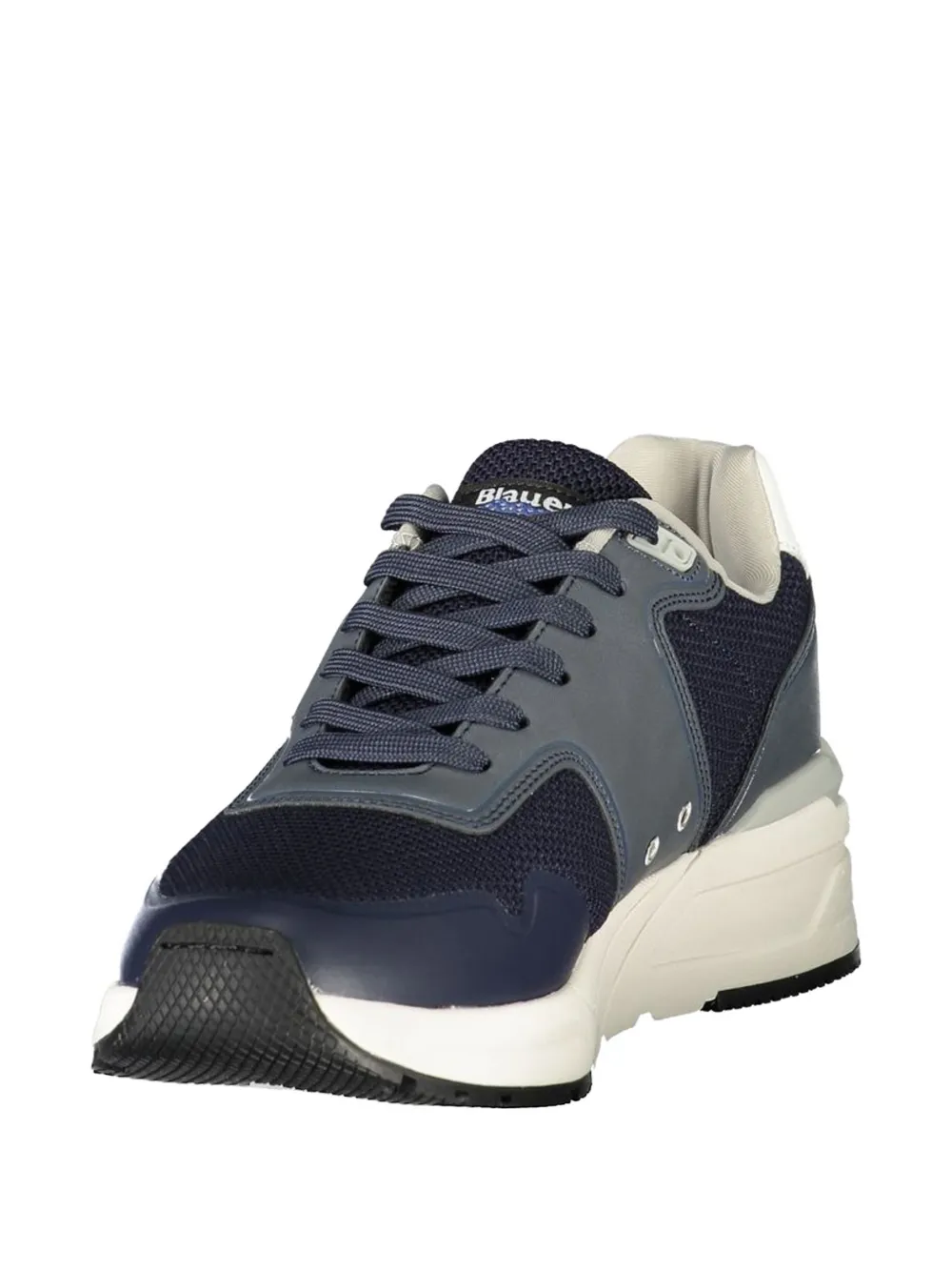 Blauer stripe-design mesh-panel sneakers Blauw