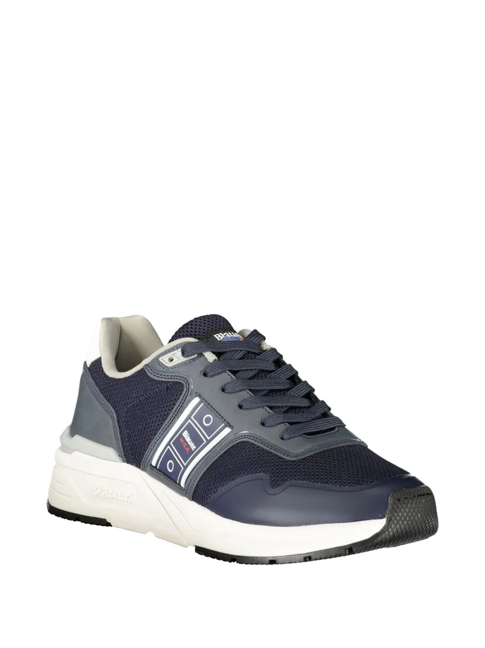 Blauer stripe-design mesh-panel sneakers Blauw