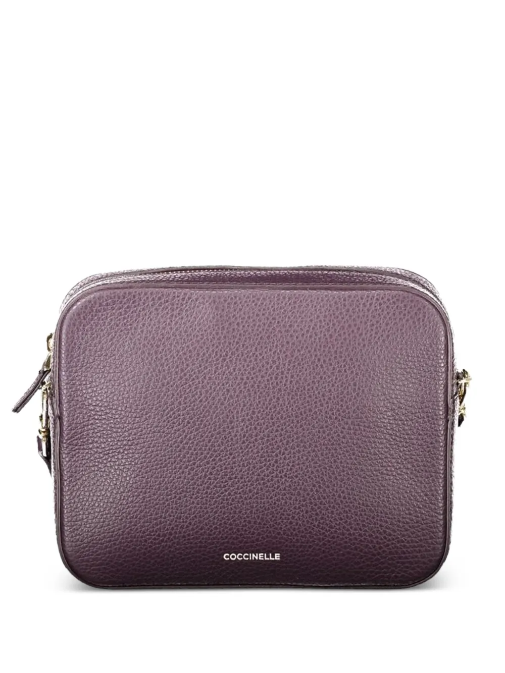 Coccinelle grained leather crossbody bag - Viola