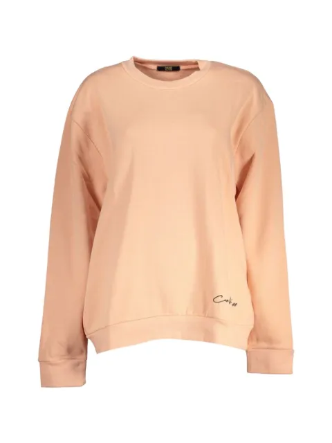 Cavalli Class logo-detail long-sleeve sweatshirt