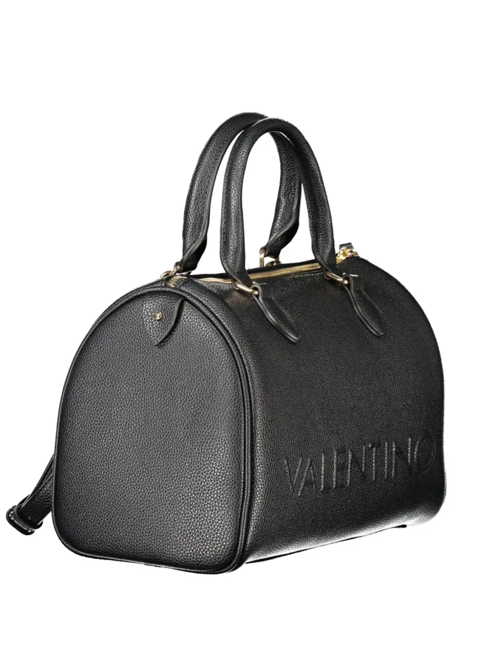 MARIO VALENTINO embossed logo textured tote bag - Nero