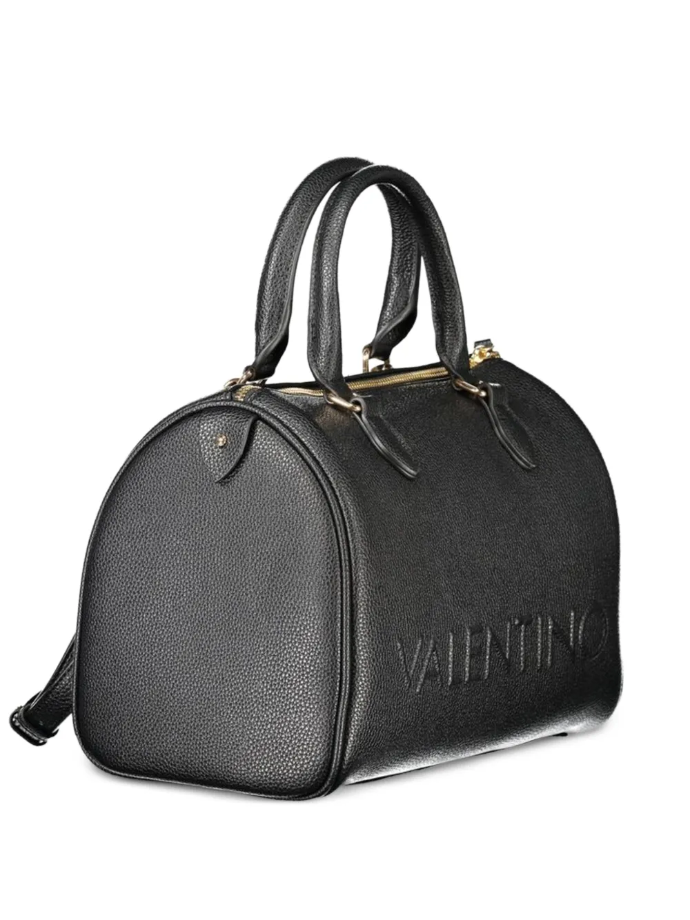 MARIO VALENTINO Shopper met logo-reliëf en textuur Zwart
