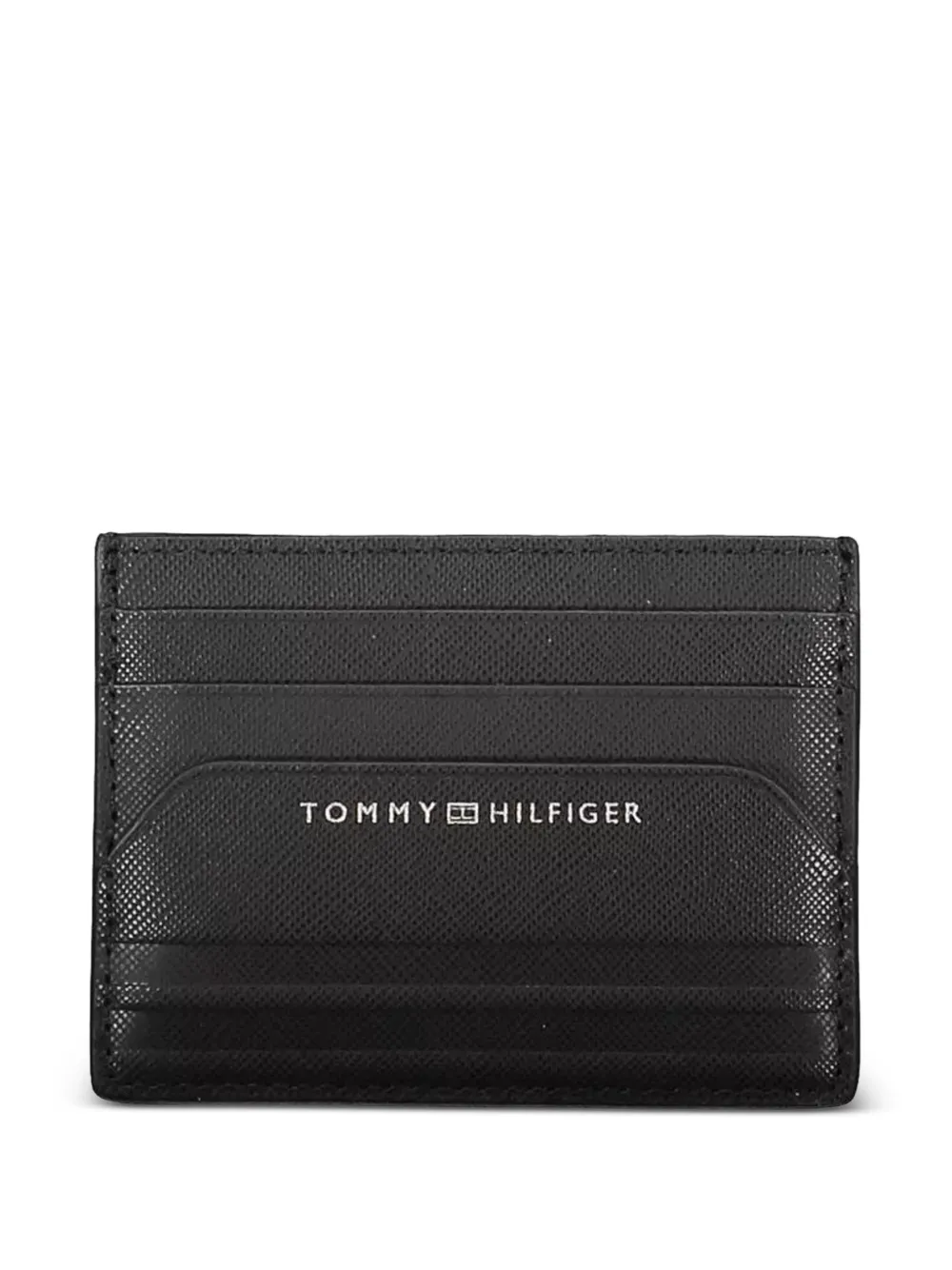 Tommy Hilfiger logo-stamp cardholder - Nero