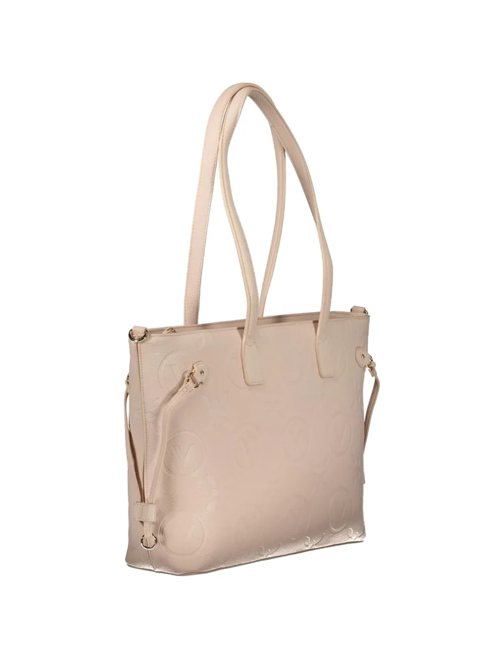 MARIO VALENTINO Samba Re logo-embossed tote bag - Rosa