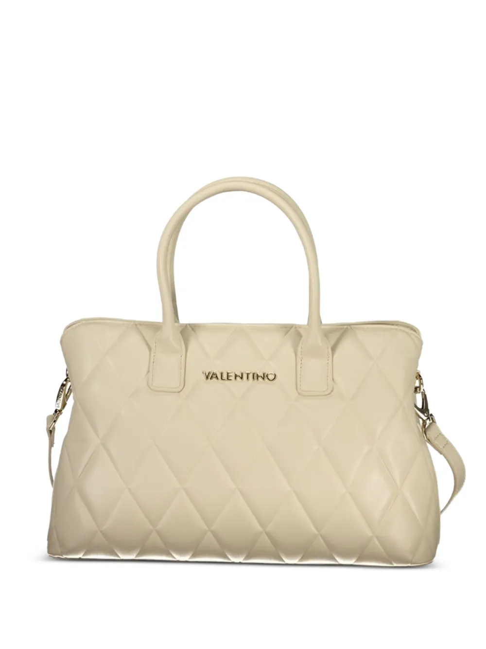 MARIO VALENTINO Frisia diamond-quilted tote bag - Toni neutri