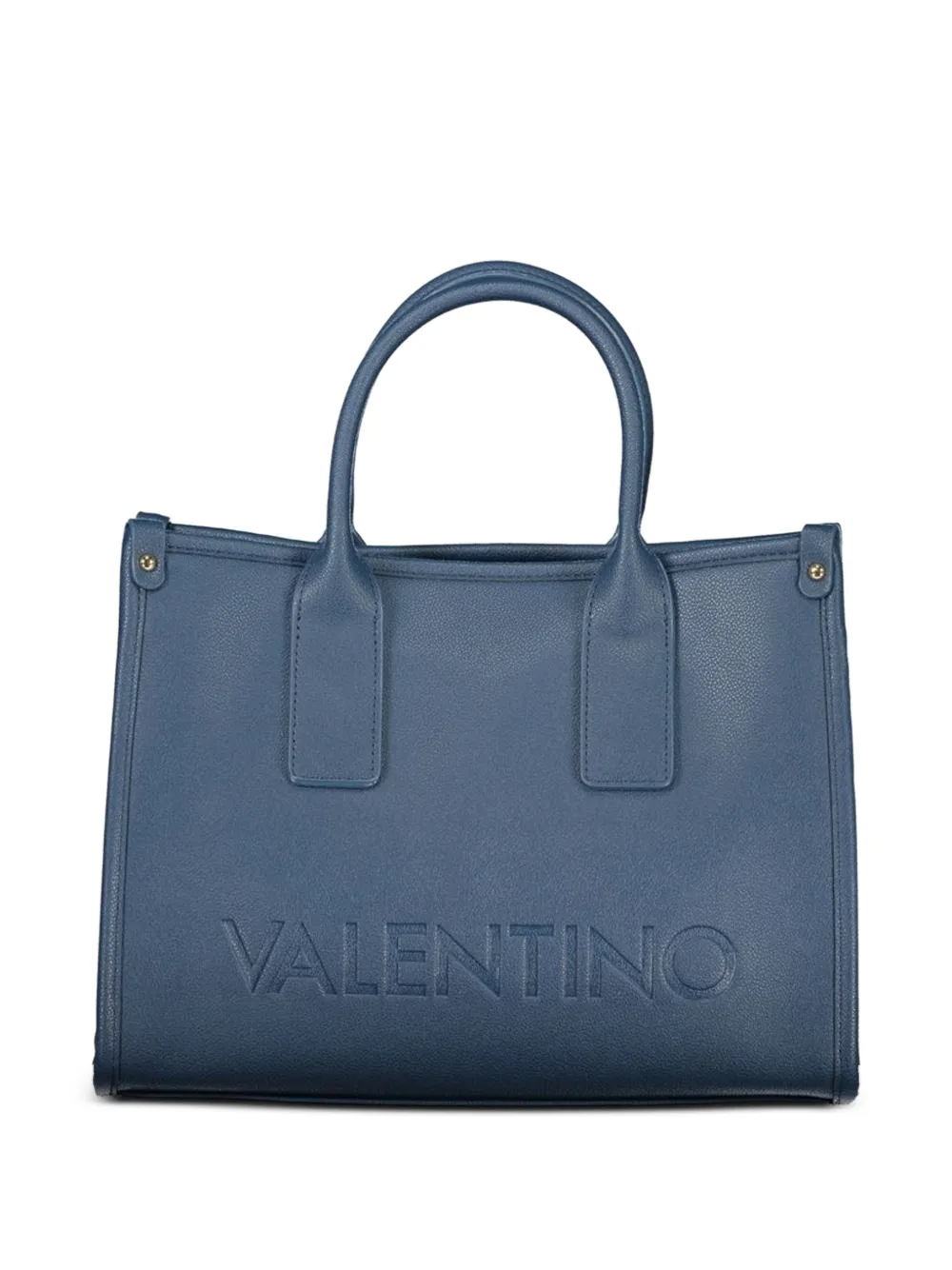 MARIO VALENTINO debossed-logo pebbled tote bag