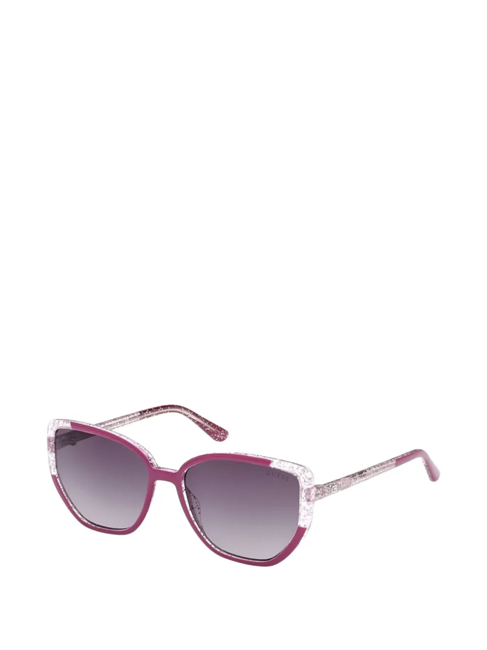 GUESS USA glitter-detail cat-eye frame sunglasses - Viola