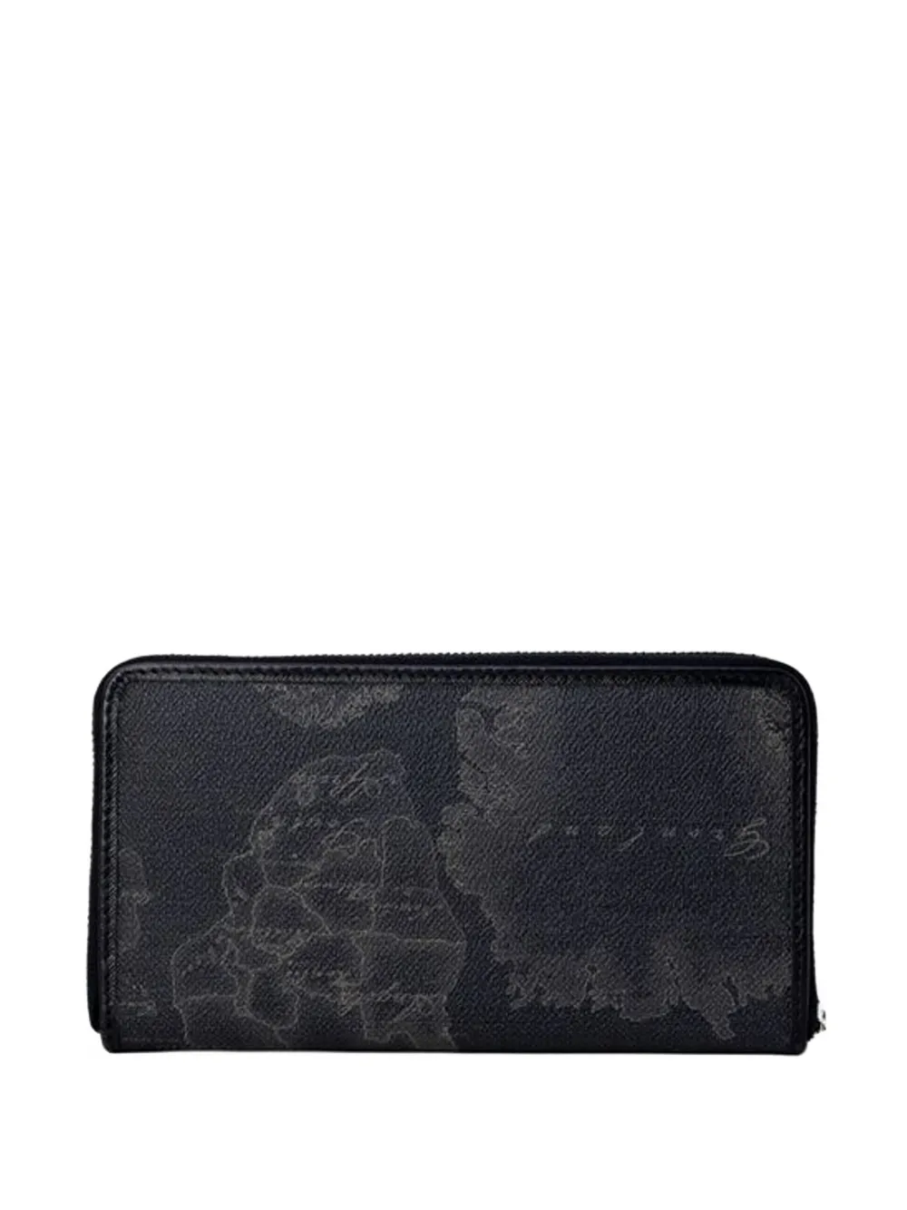 ALVIERO MARTINI 1° CLASSE Geo Classic zip-around wallet - Nero