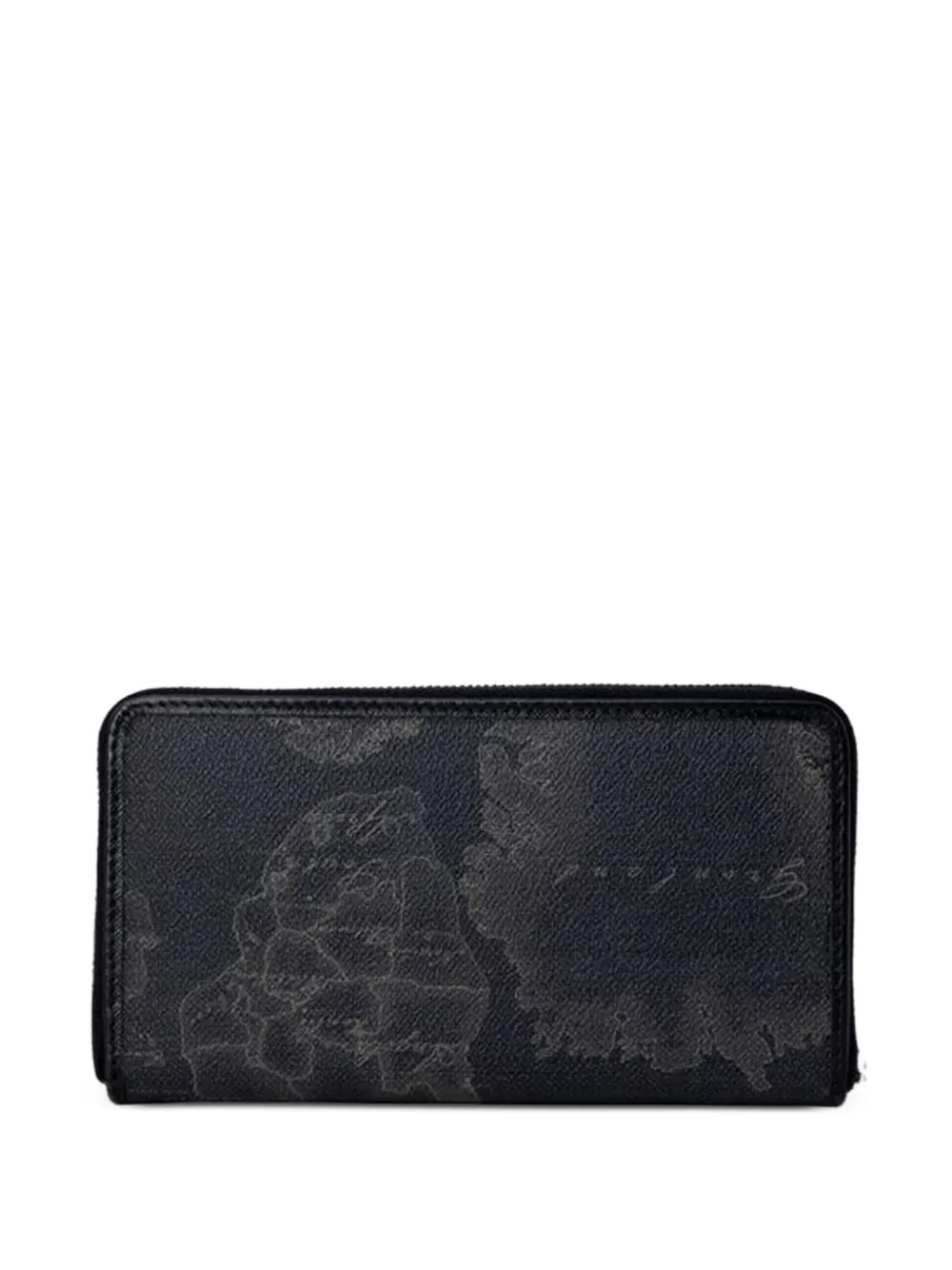 ALVIERO MARTINI 1° CLASSE Geo Classic zip-around wallet - Nero