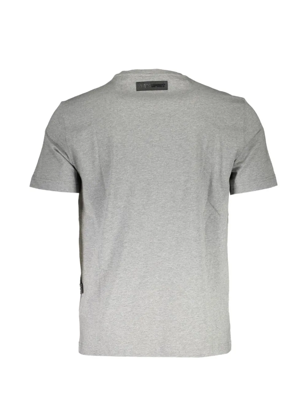Plein Sport Katoenen T-shirt met logoprint Grijs