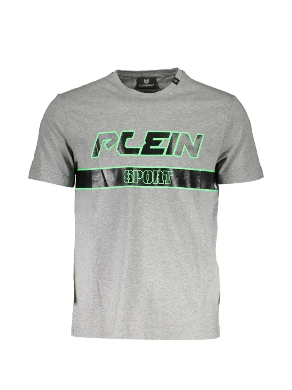 Plein Sport logo-print cotton T-shirt - Grigio