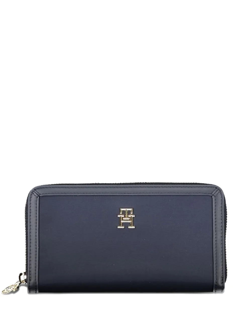 Tommy Hilfiger monogram zip-around wallet - Blu