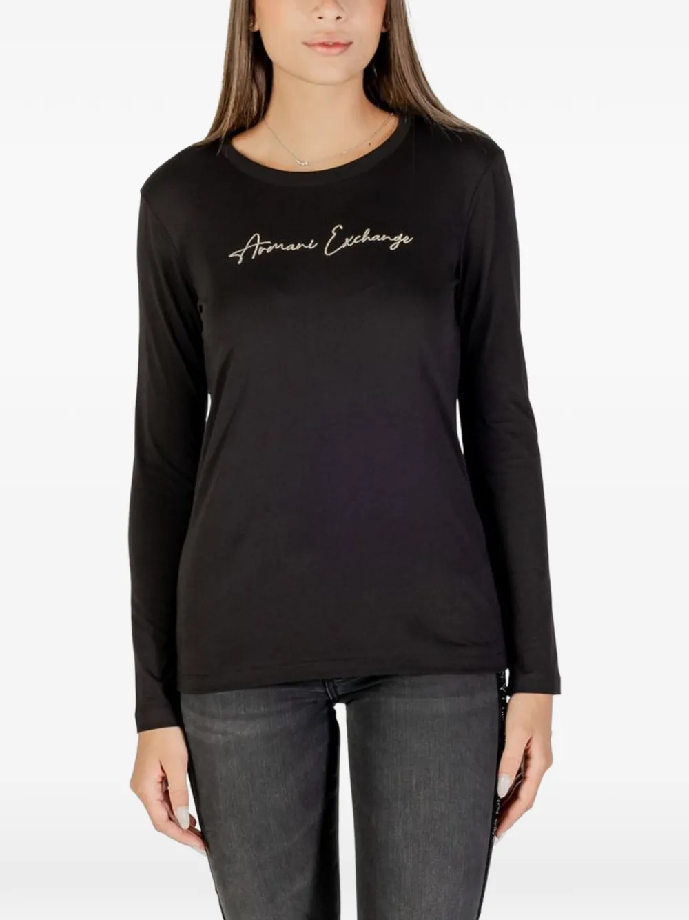 Armani Exchange long-sleeved T-shirt - Nero