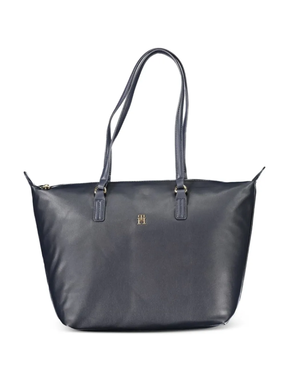 Tommy Hilfiger Poppy Plus logo-plaque tote bag - Blu