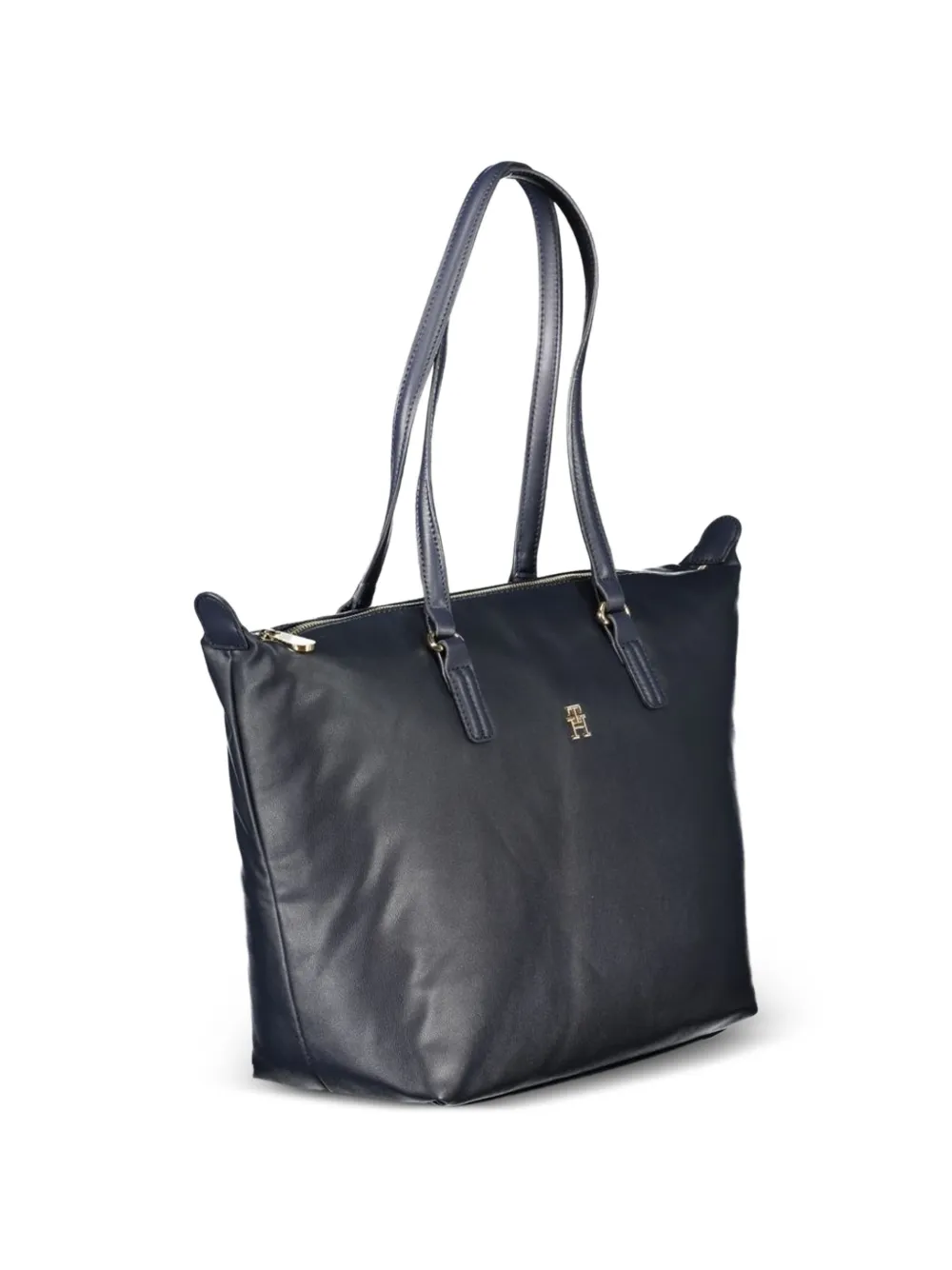 Tommy Hilfiger Poppy Plus shopper met logoplakkaat Blauw