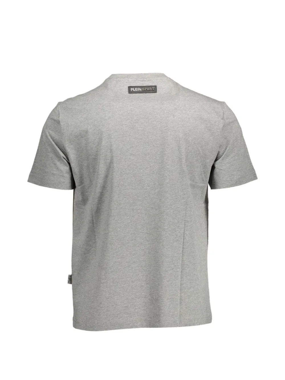 Plein Sport T-shirt met logo-print en tijger-print Grijs