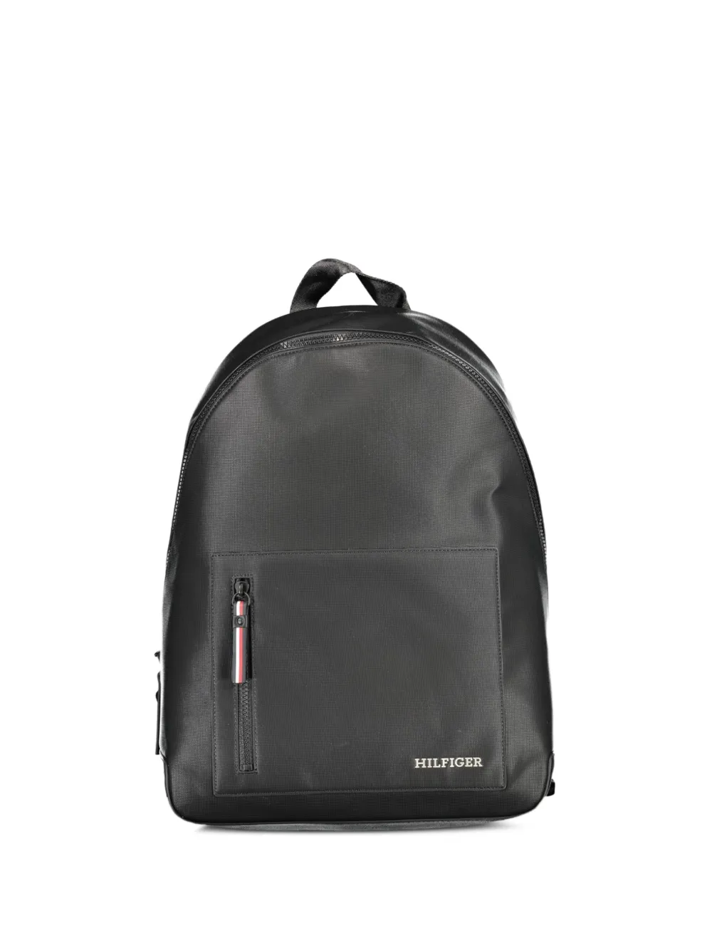 Tommy Hilfiger logo-print zip-pocket backpack - Nero