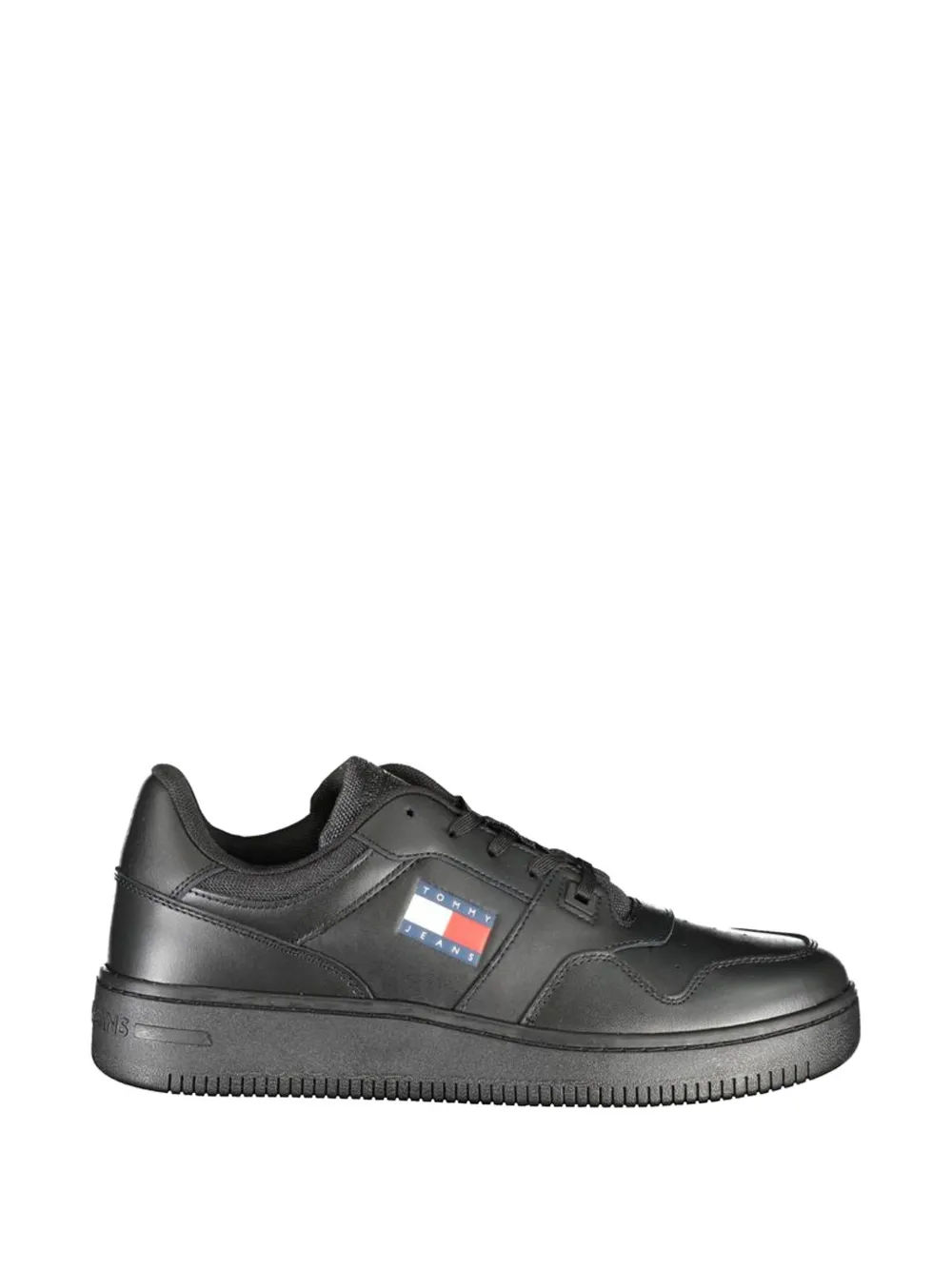 Tommy Hilfiger Black Polyester Sneaker - Nero