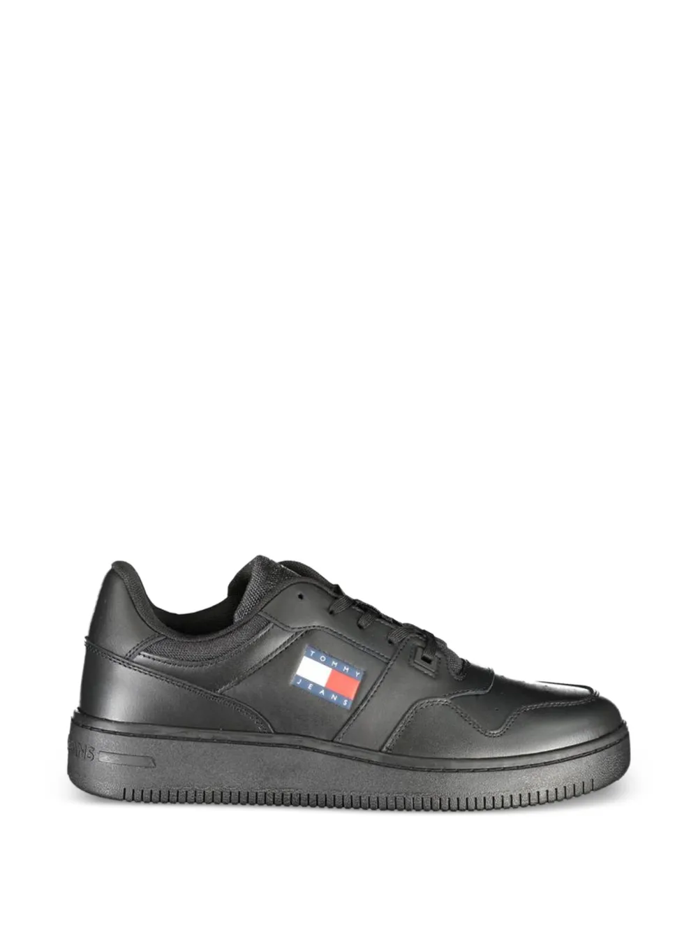 Tommy Hilfiger Black Polyester Sneaker - Nero