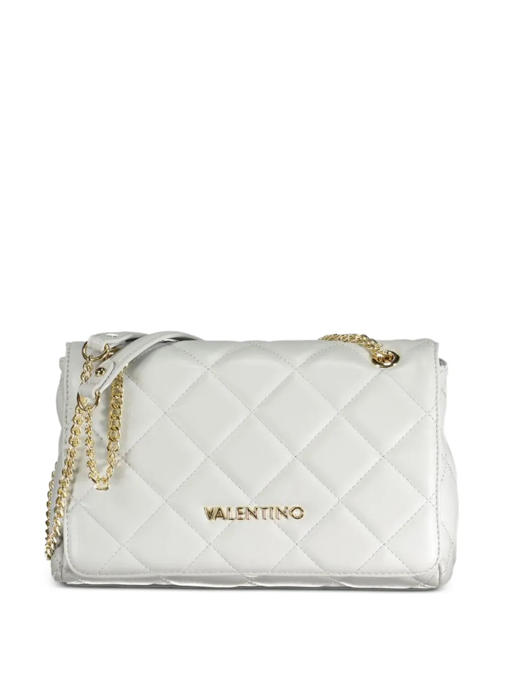 MARIO VALENTINO logo-lettering crossbody bag - Grigio