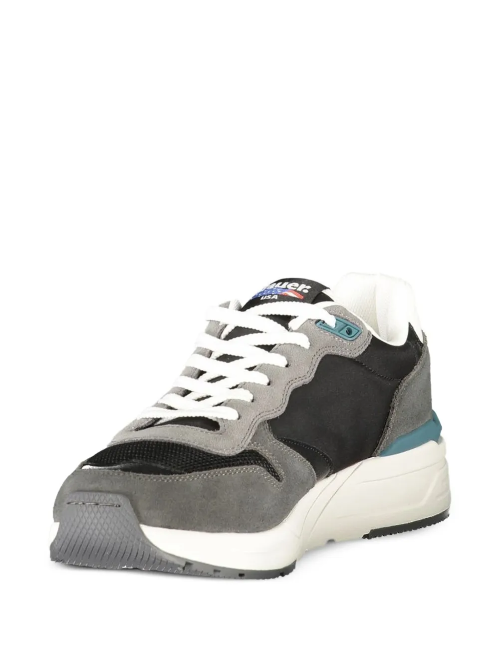 Blauer paneled lace-up sneakers Grijs