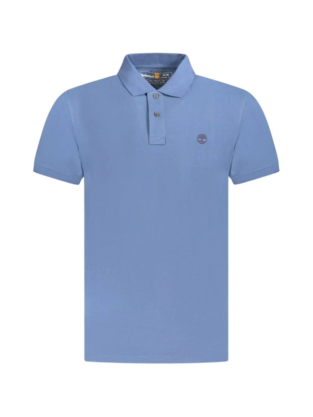 Timberland logo-embroidered polo shirt - Blu