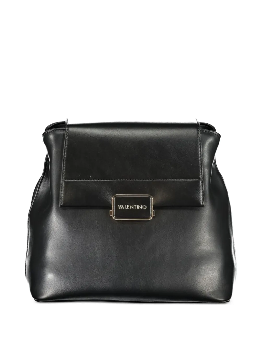 MARIO VALENTINO logo-plaque foldover backpack