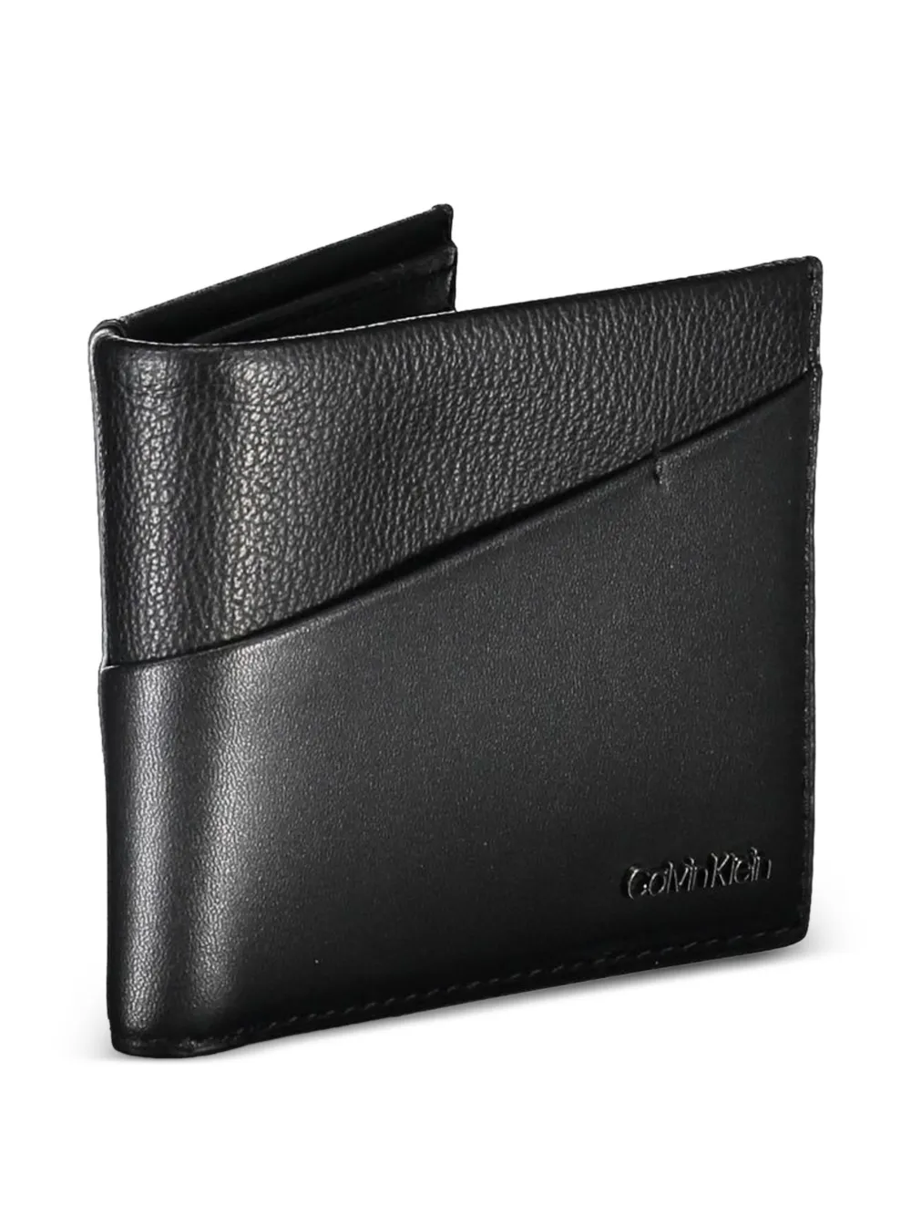 Calvin Klein Leren portemonnee Zwart