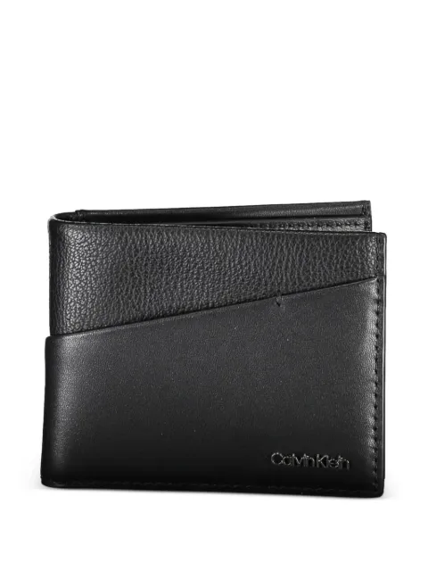 Calvin Klein grained-leather bifold wallet