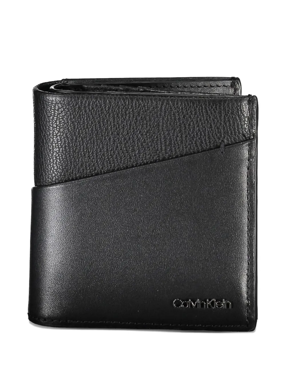 Calvin Klein logo-detail bifold leather wallet - Nero