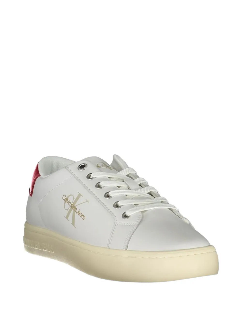 Calvin Klein Lea lace-up sneakers Wit